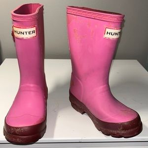 Hunter US 9 Girls Boots original rain boots Wellies